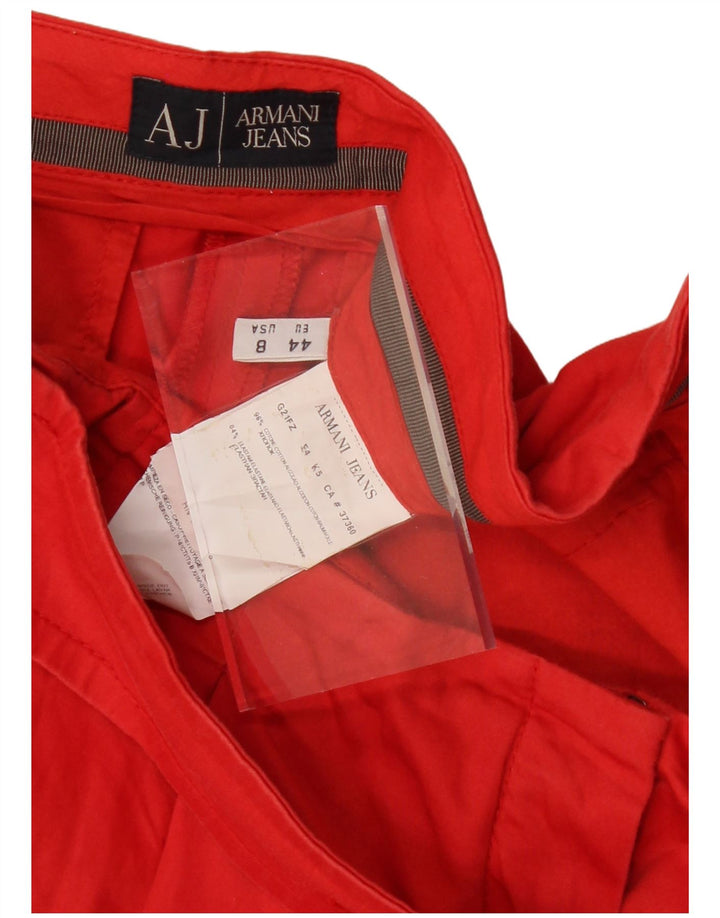 Fustă A-Line pentru femei Armani US 8 Medium W30 Bumbac roșu