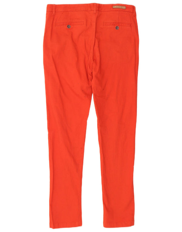 Billabong Mens Slim Chino Trousers W28 L28 Orange Cotton