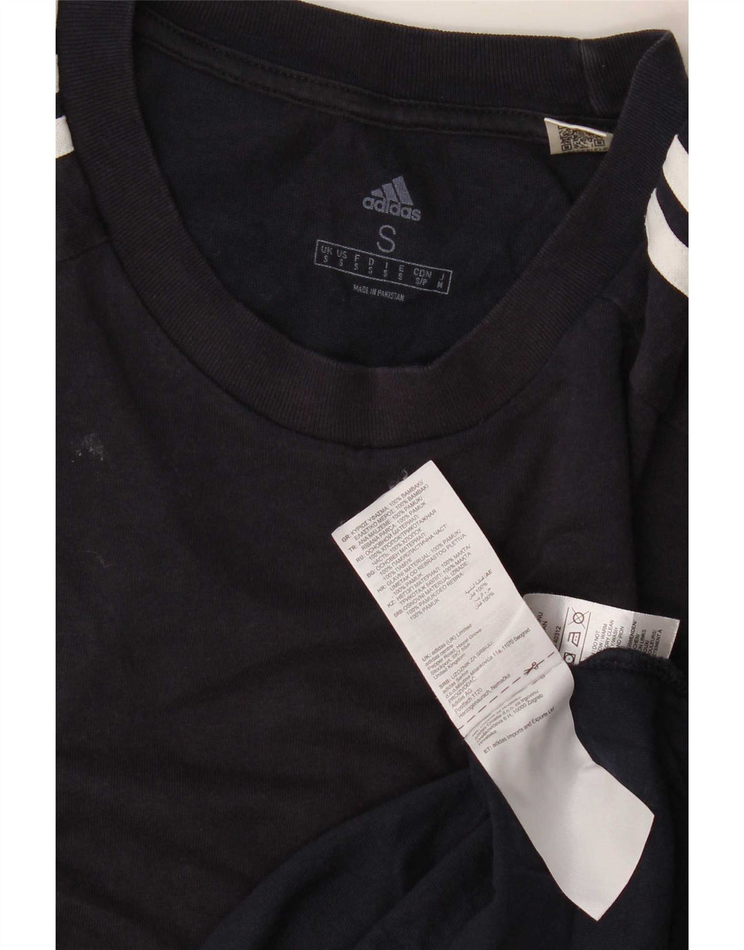 Tricou pentru bărbați Adidas Top mic din bumbac bleumarin