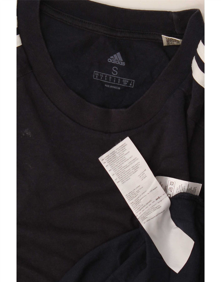 Tricou pentru bărbați Adidas Top mic din bumbac bleumarin