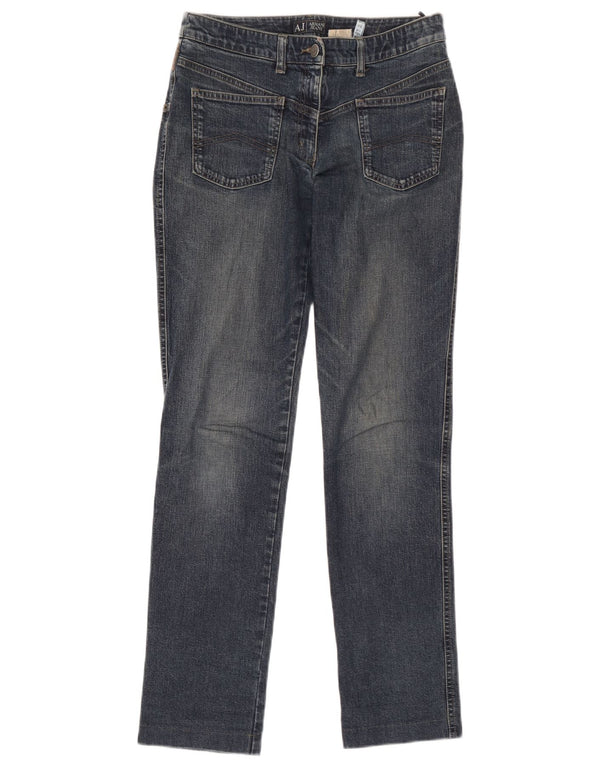 Blugi slim pentru femei Armani UK 10 Small W28 L30 Bumbac albastru
