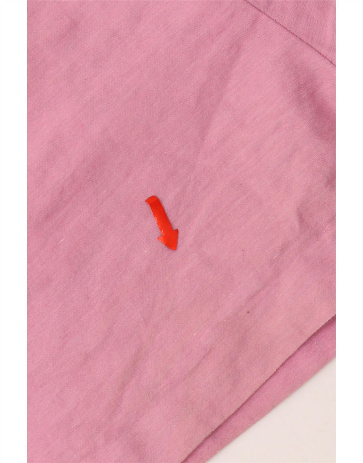 Pantaloni caldi pentru femei cu talie înaltă Zara Medium W28, bumbac roz