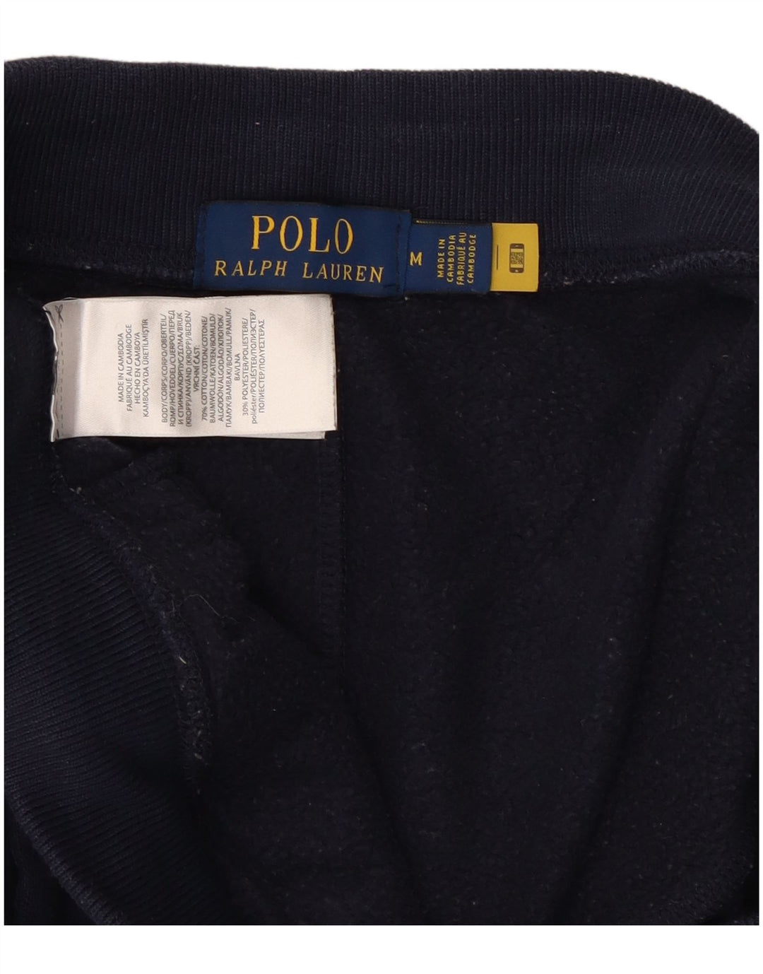 POLO RALPH LAUREN Pantaloni de trening grafic pentru bărbați, bumbac mediu albastru bleumarin