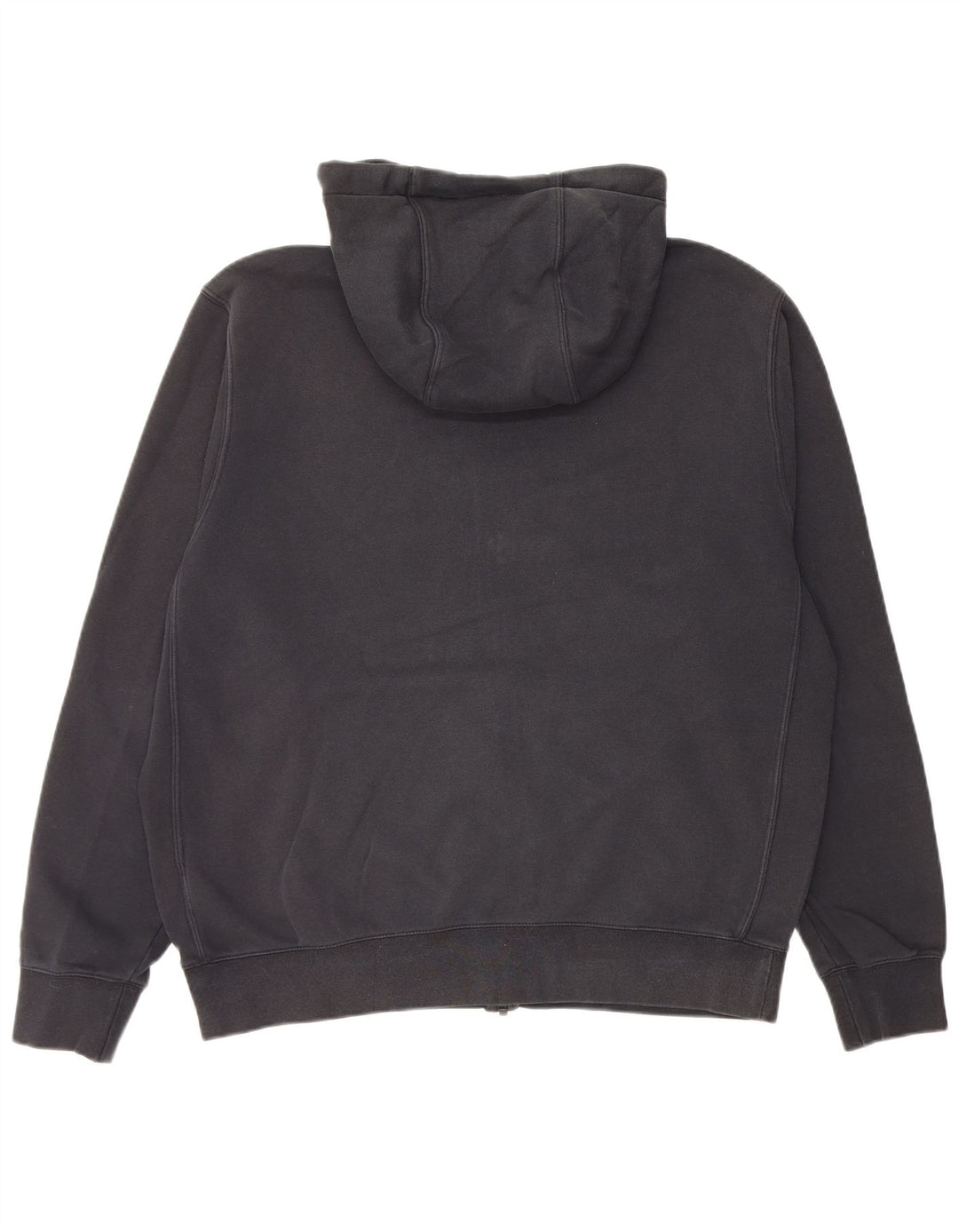 Pulover Nike pentru bărbați, cu fermoar, bumbac mare, negru