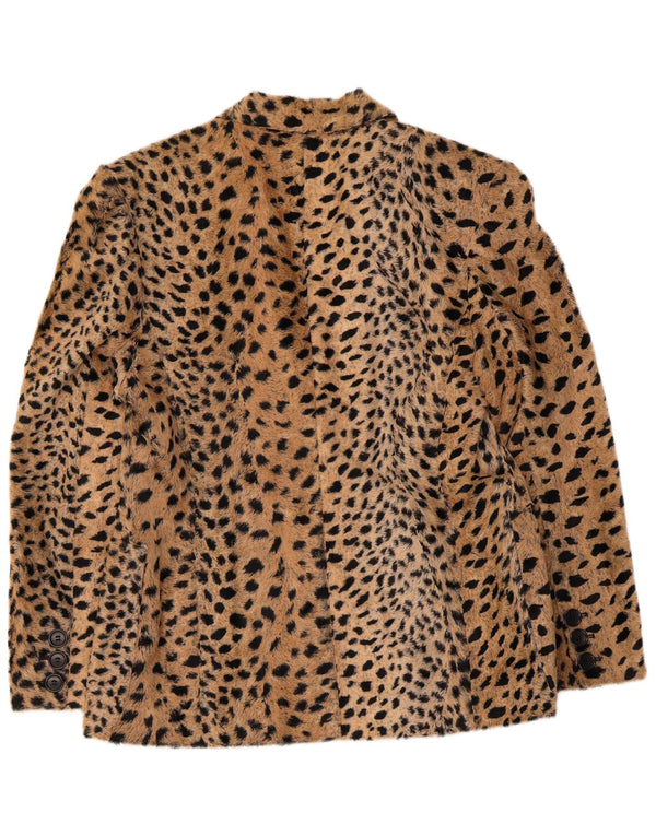 Jachetă pentru femei Kemper cu 2 nasturi EU 38 Medium Bej Animal Print