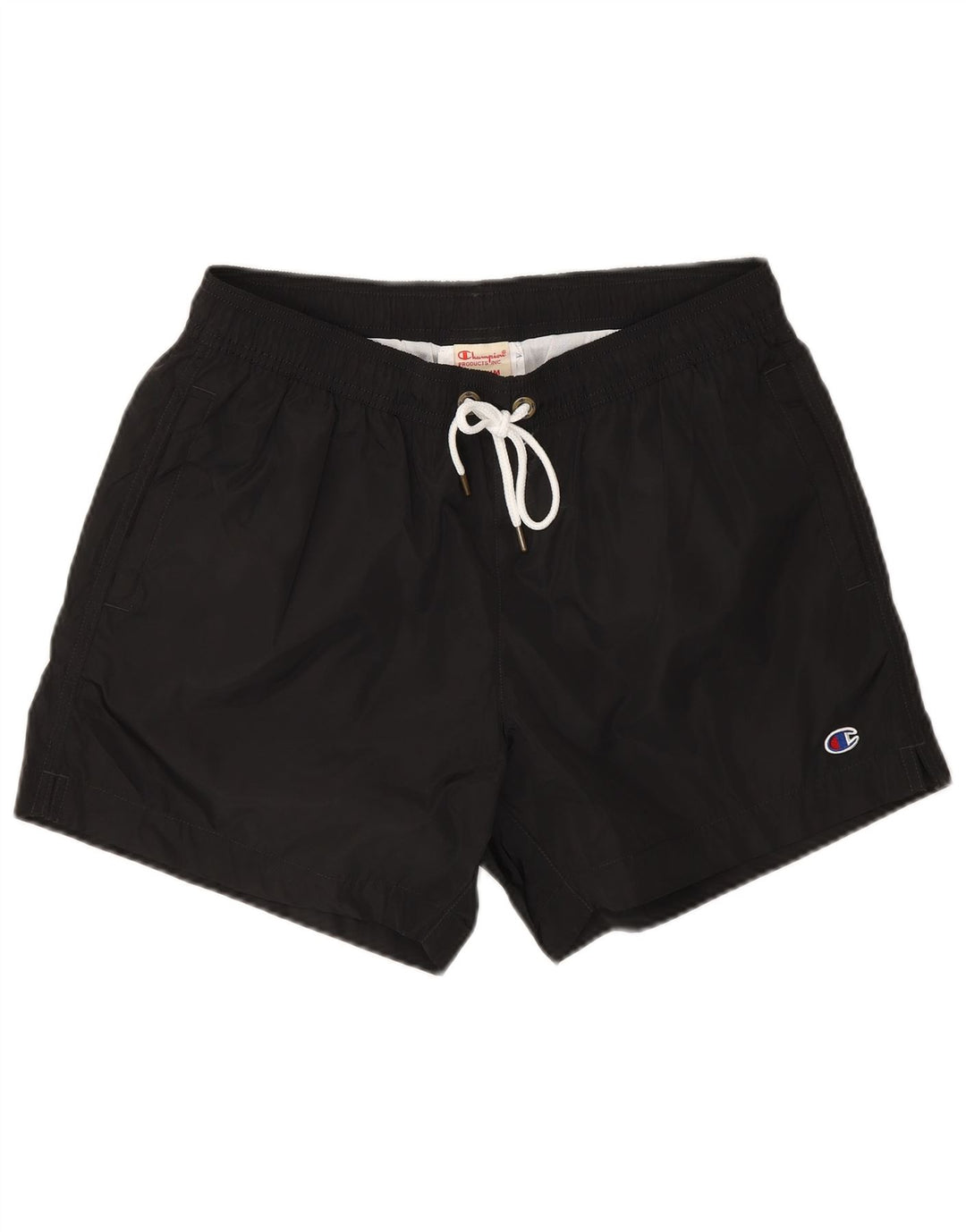 Pantaloni scurți de înot Champion pentru bărbați, poliester mediu negru