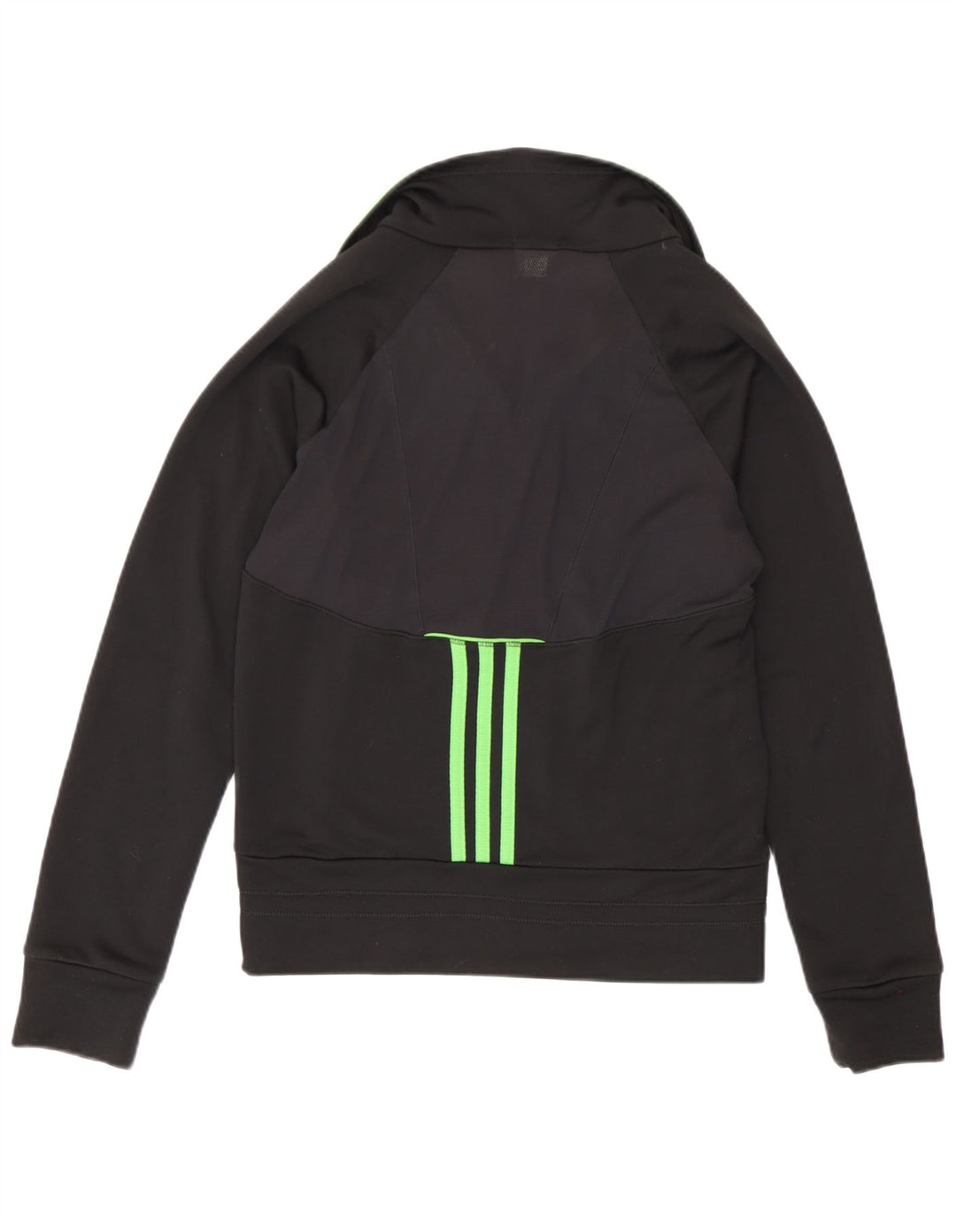 Jachetă de trening Climacool pentru femei Adidas UK 12 Medium Black Colorblock