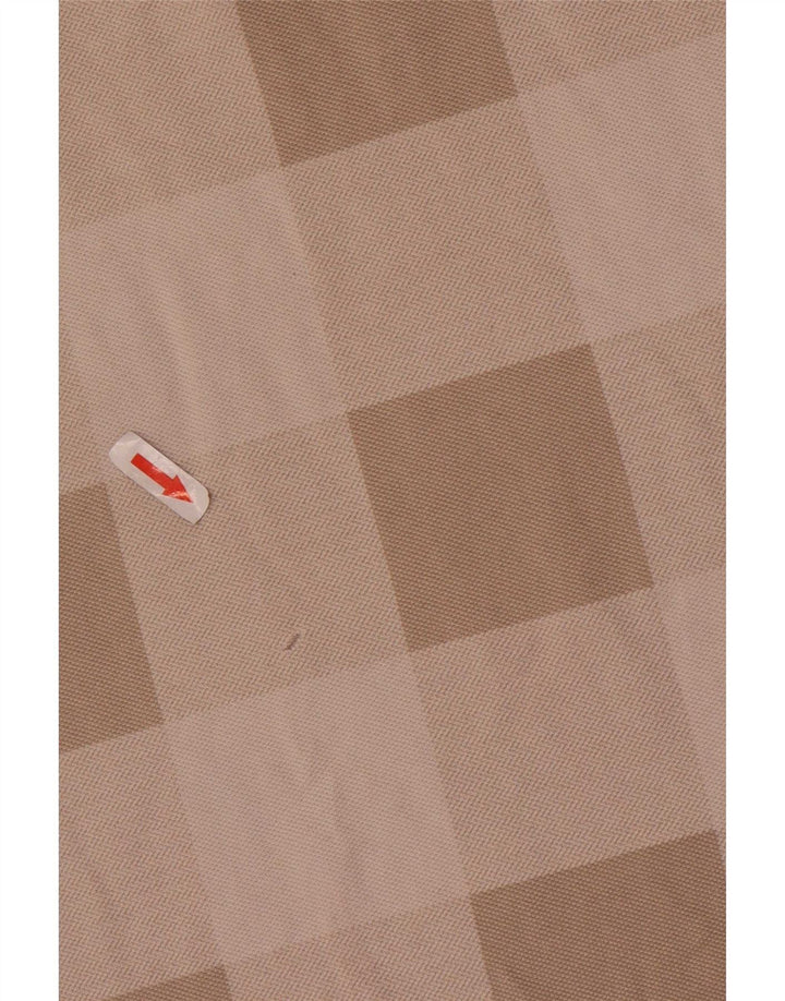 Cămașă polo Fred Perry pentru bărbați, bumbac geometric, bej mic