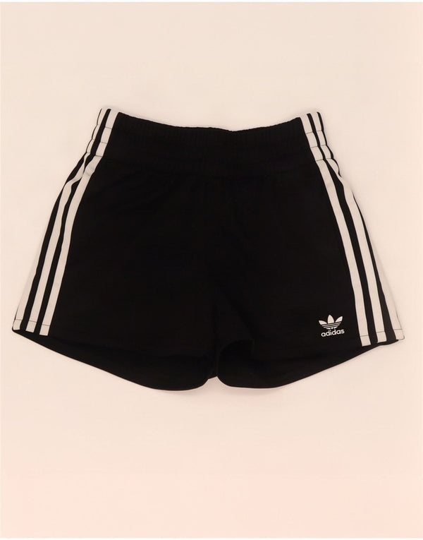 Pantaloni scurți sport adidas pentru femei UK 6 XS poliester negru