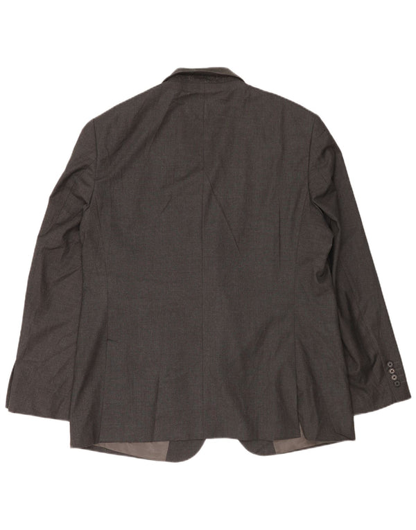 MARKS & SPENCER Jachetă pentru bărbați cu 2 nasturi, UK 44 XL, poliester gri
