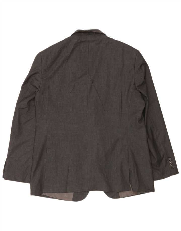 MARKS & SPENCER Jachetă pentru bărbați cu 2 nasturi, UK 44 XL, poliester gri