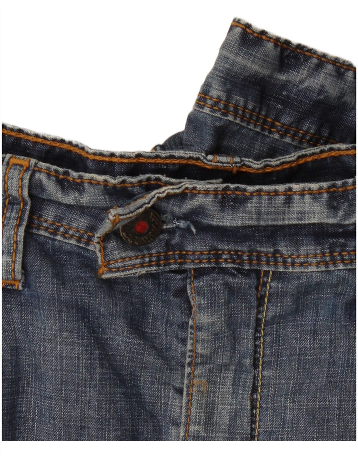 Fusta Mini denim Levi's W38 XL Albastru