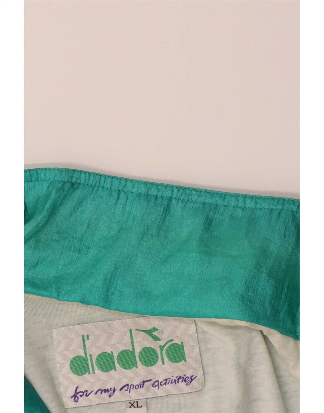 Jachetă de trening pentru bărbați Diadora, XL, turcoaz, poliamidă color bloc