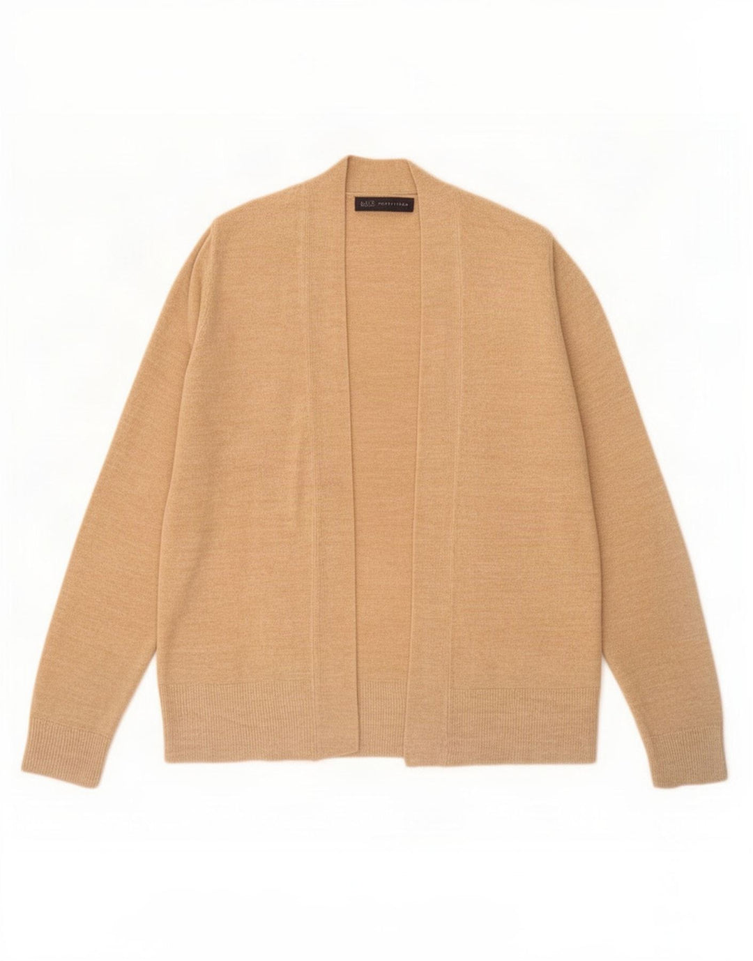 Pulover cardigan deschis pentru femei Marks & Spencer UK 14 maro mediu