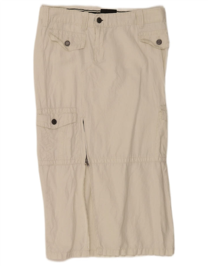 Fusta cargo pentru femei Calvin Klein W30 Medium White