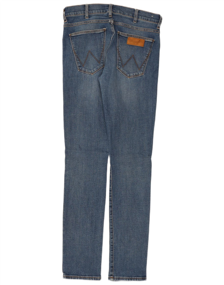 WRANGLER Blugi Larston Slim pentru bărbați W31 L34 Bumbac albastru