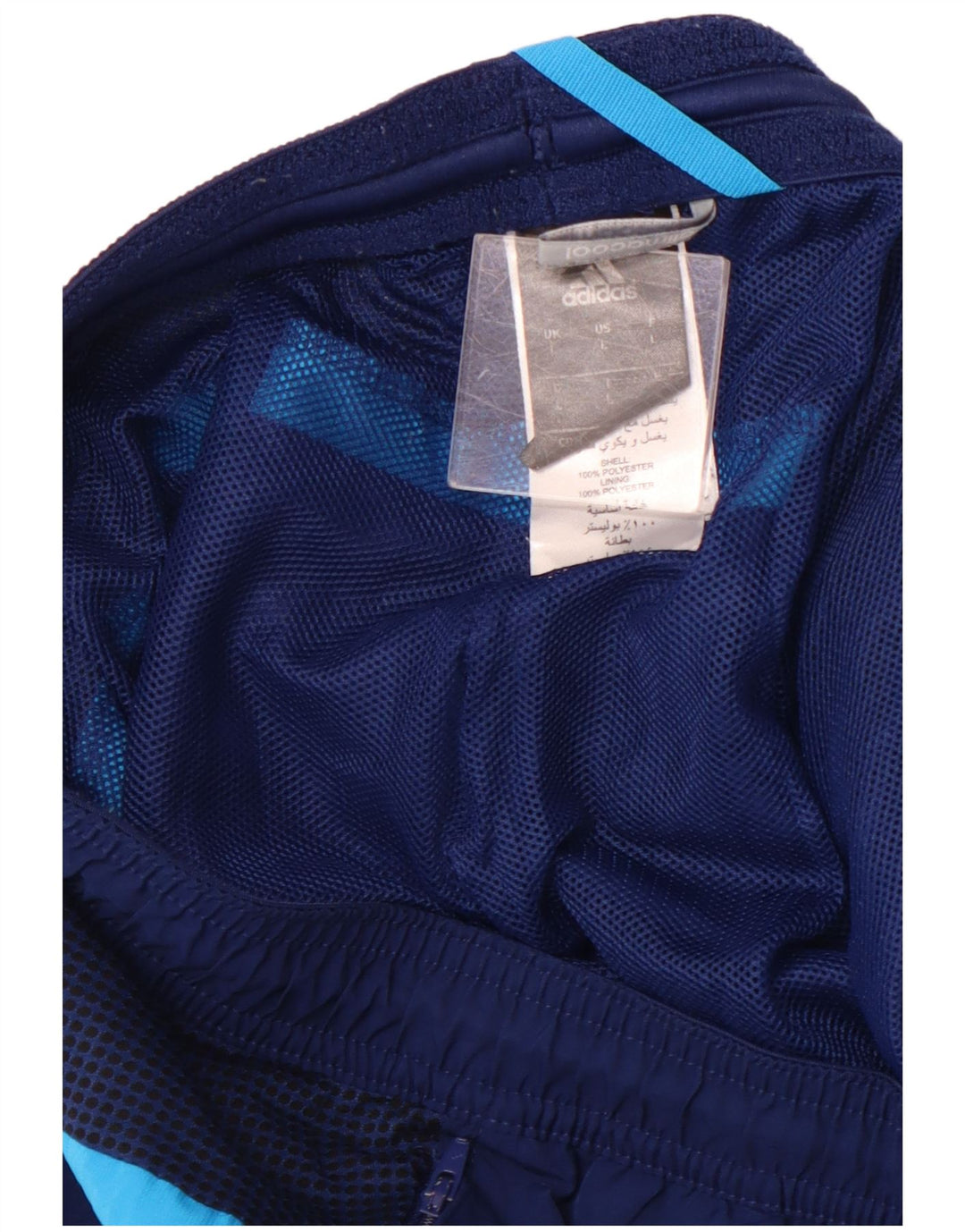 Pantaloni scurți sport Climacool ADIDAS pentru femei UK 16 Poliester albastru mare