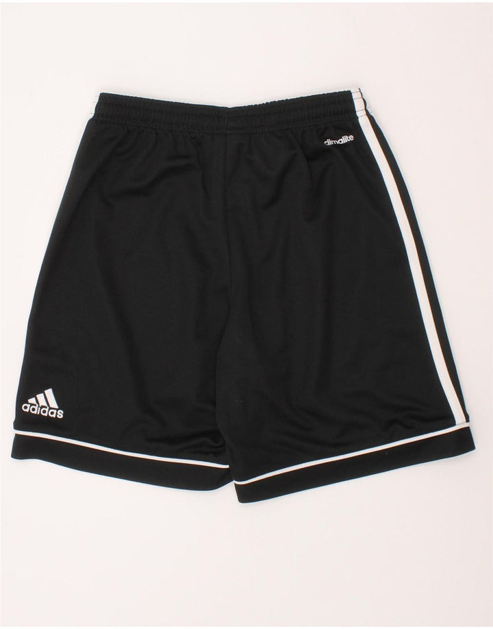 Pantaloni scurți sport adidas Climalite pentru băieți 11-12 ani poliester negru