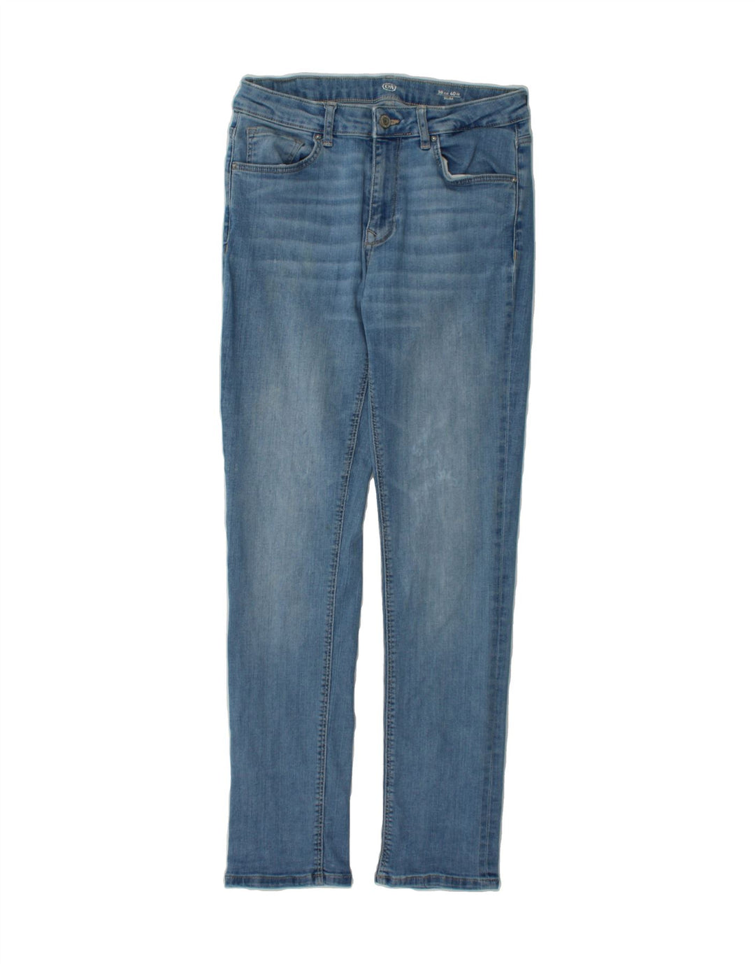 C & A Womens Slim Jeans EU 38 Medium W28 L30 Blue Cotton Vintage C & A and Second-Hand C & A from Messina Hembry 