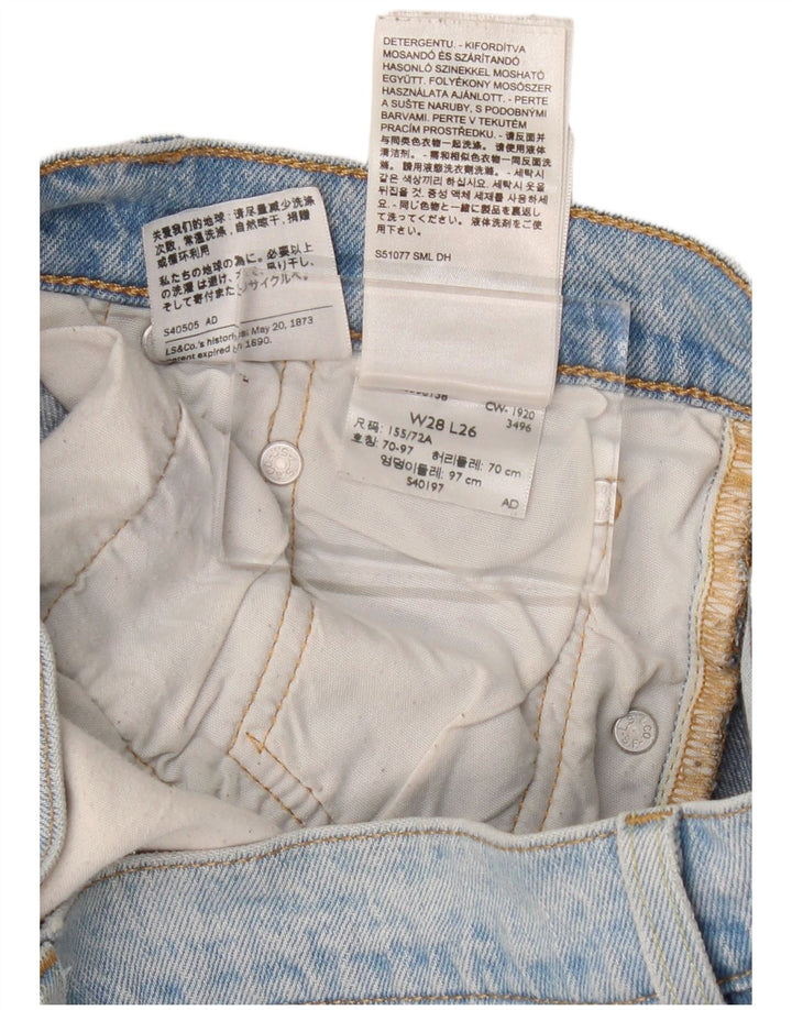 Blugi drepti 501 pentru femei Levi's W28 L26 Bumbac albastru
