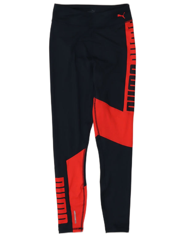 Leggings cu grafică Puma pentru femei UK 4 XS bleumarin, color block