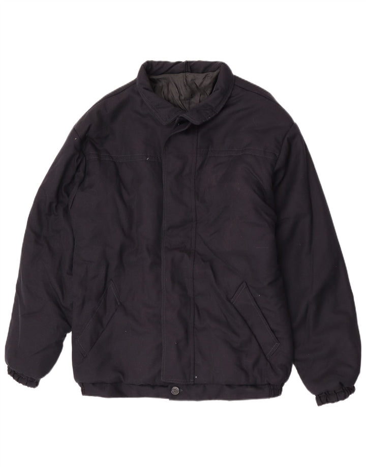 Bomber vintage pentru bărbați UK 42 XL bleumarin