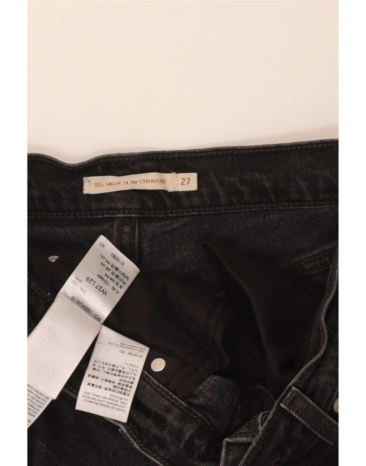 Pantaloni scurți din blugi pentru bărbați Levi's W27 XS bumbac negru