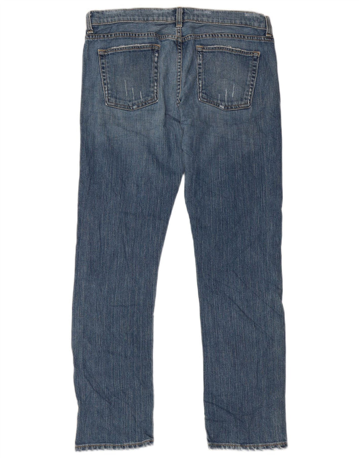 J. CREW Blugi drepti pentru femei US 10 Large W34 L29 Blue
