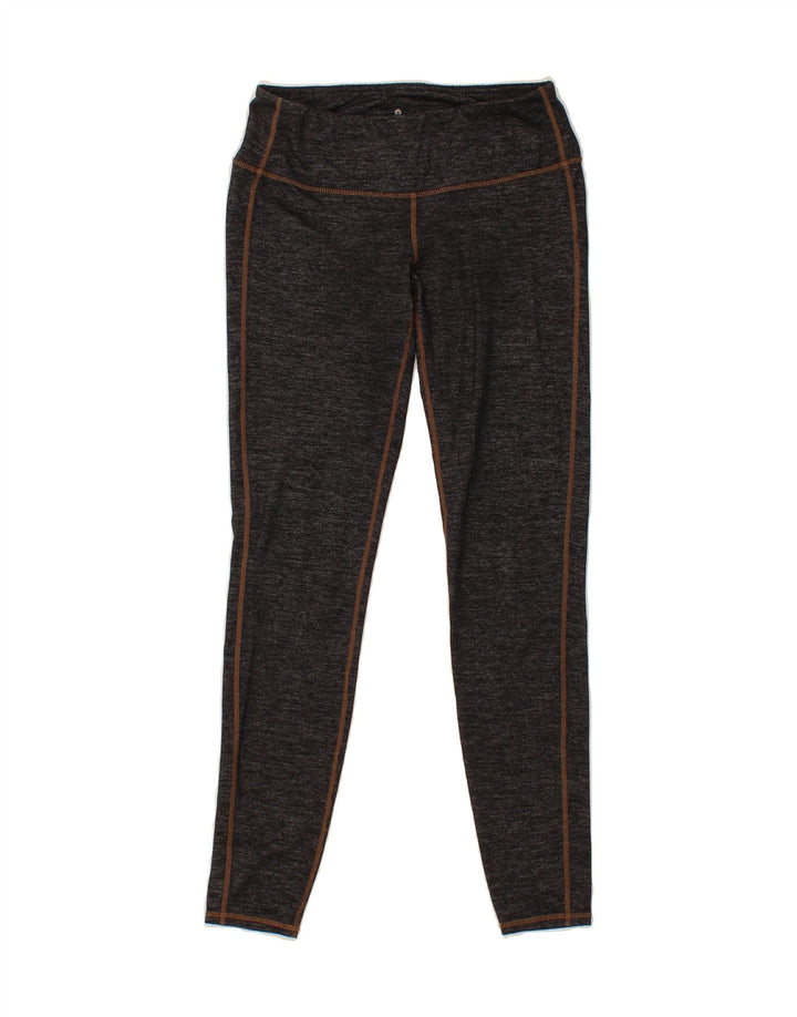 ATHLETA Womens Leggings UK 8 Small Grey Flecked Vintage Athleta and Second-Hand Athleta from Messina Hembry 
