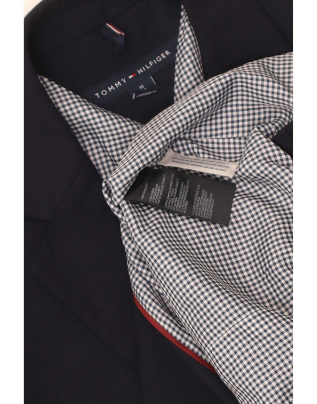 Sacou blazer pentru bărbați Tommy Hilfiger, cu 2 nasturi, UK 38 Mediu Lână bleumarin