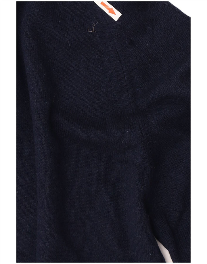 Pulover pentru bărbați Marks & Spencer cu gât crew pulover XL bleumarin, lână de miel