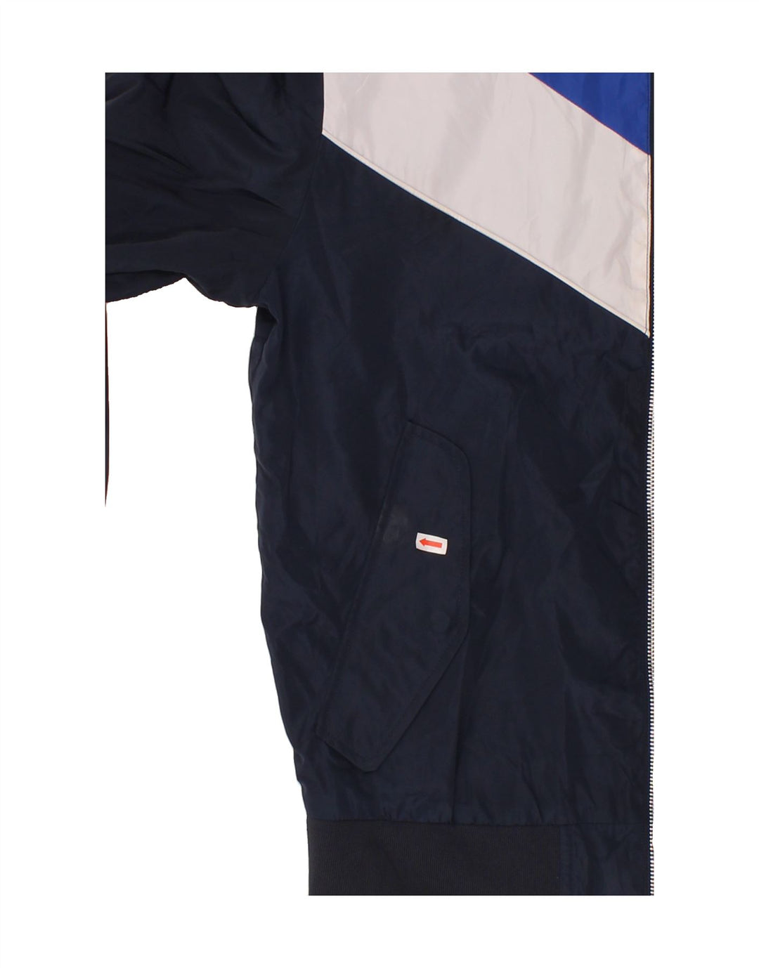 JACK & JONES Mens Tracksuit Top Jacket Large Navy Blue Colourblock Vintage Jack & Jones and Second-Hand Jack & Jones from Messina Hembry 