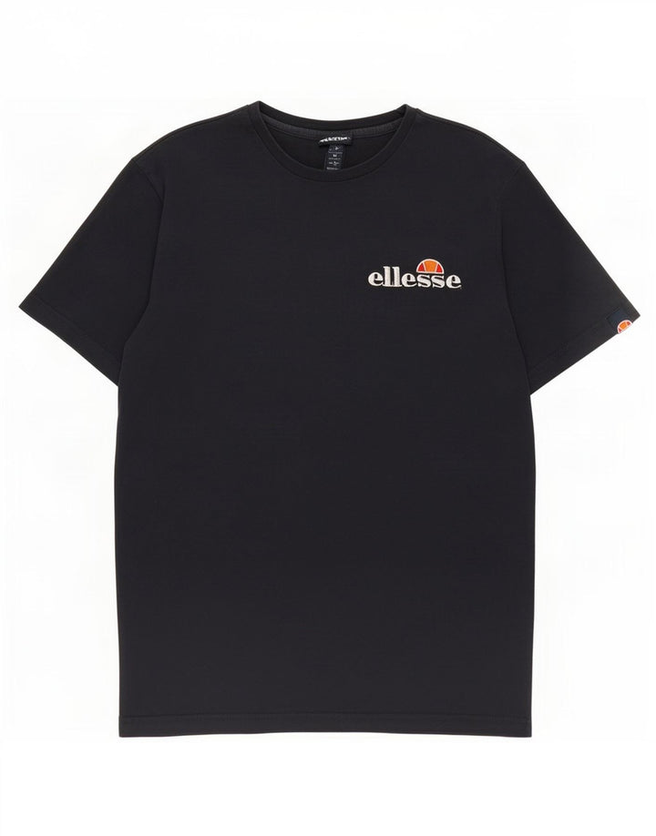 Tricou cu grafic pentru bărbați Ellesse Top mediu din bumbac bleumarin