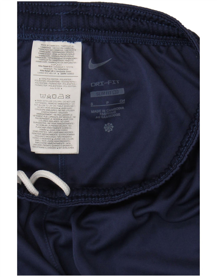 Pantaloni scurți sport Nike Dri Fit Slim Fit pentru bărbați, poliester mici, albastru