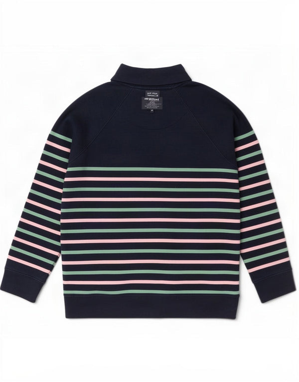 Crew Clothing Hanorac supradimensionat pentru femei Pulover UK 8 Mic Bleumarin