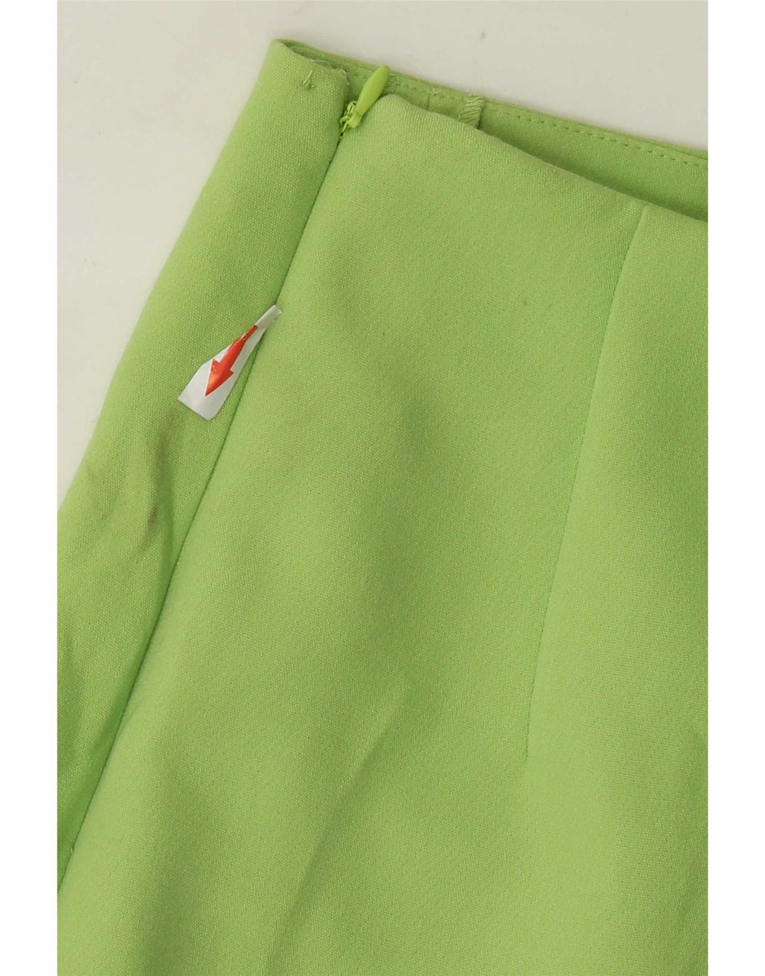 Fusta pentru femei Zara UK 4 XS Poliester verde