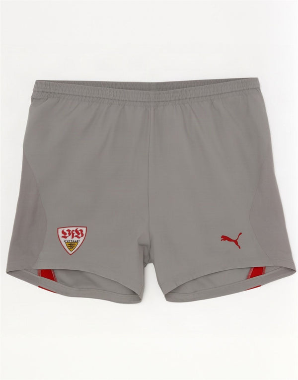Pantaloni scurți sport Puma VfB Stuttgart pentru bărbați, mari, gri, blocuri de culoare