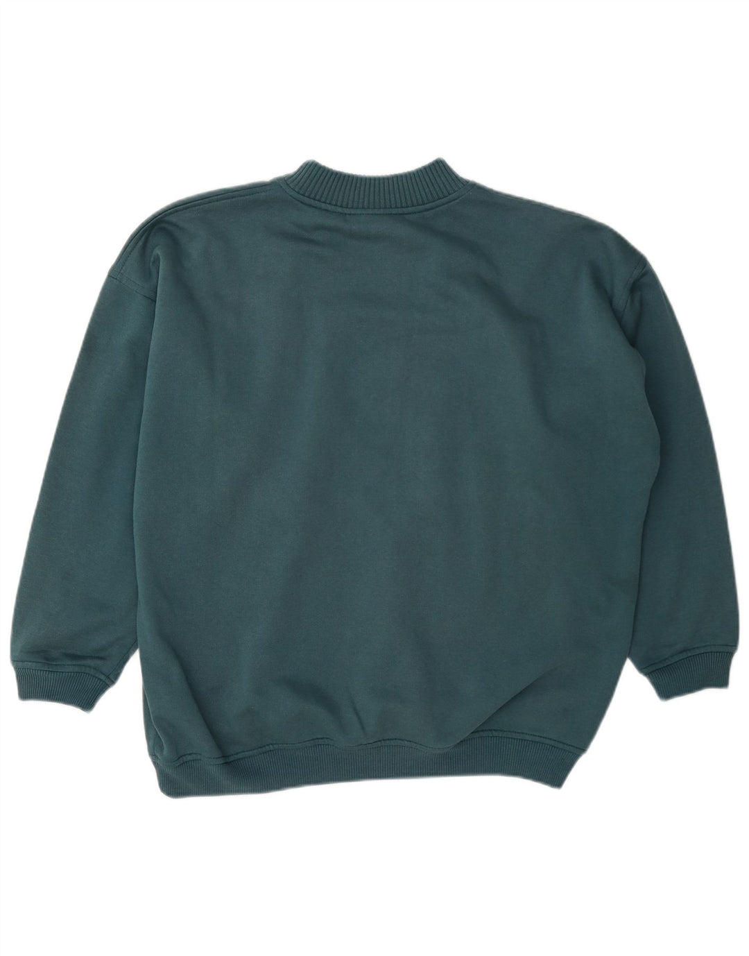 Hanorac vintage pentru bărbați Pulover XL verde poliester color bloc