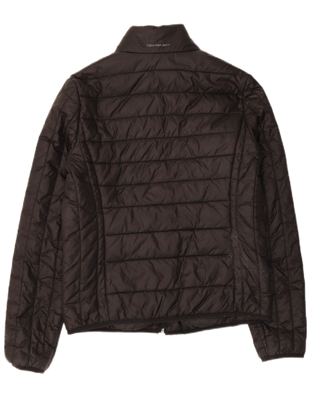 Jachetă reversibilă pentru femei Calvin Klein Jeans UK 14 Poliamidă neagră medie