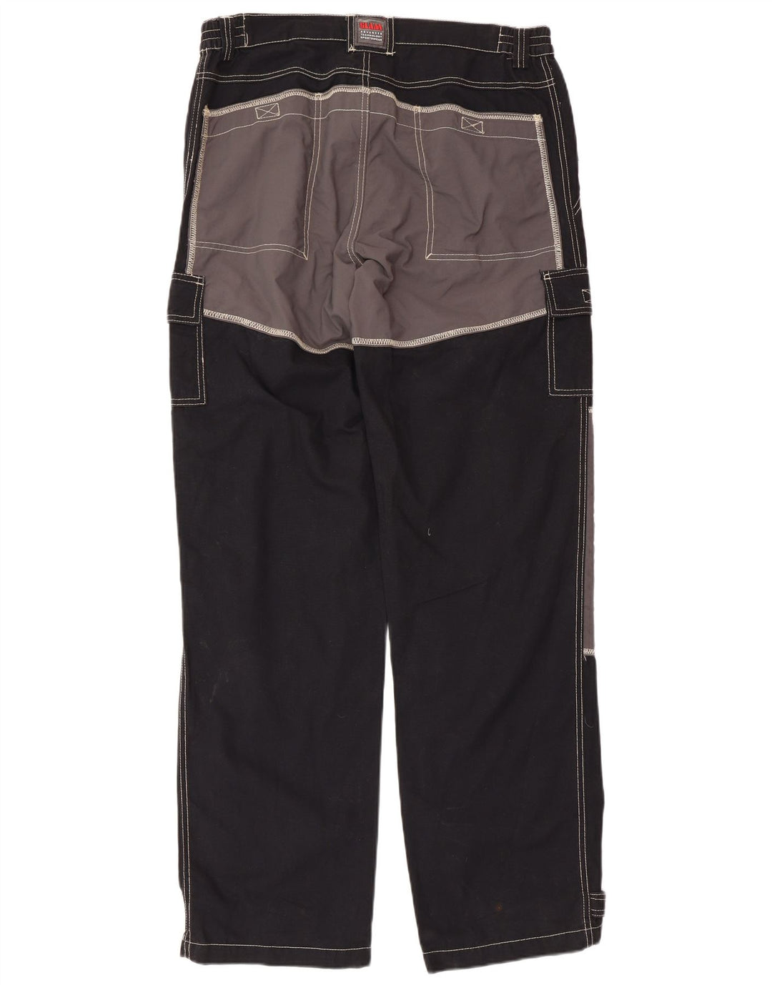 Pantaloni cargo Slam pentru bărbați, IT 50 Large W36 L34, bumbac color bloc negru