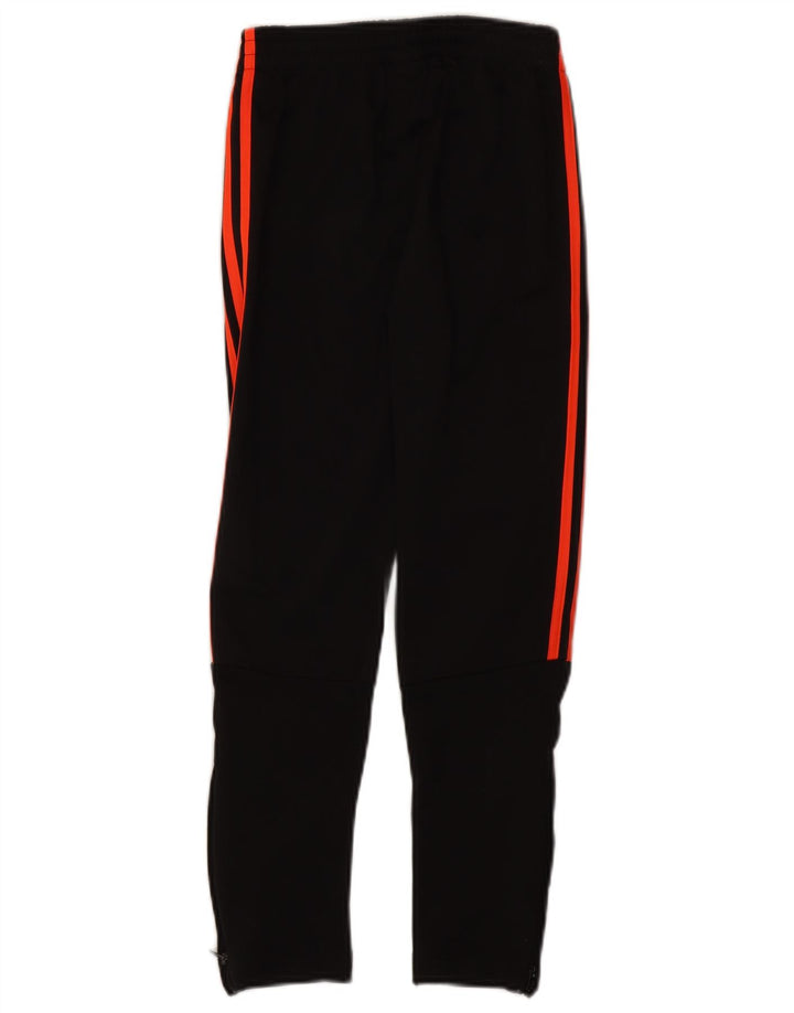 Pantaloni de trening ADIDAS pentru baieti 9-10 ani poliester negru