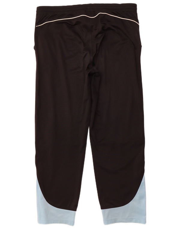 Pantaloni de trening ADIDAS pentru bărbați 2XL, negru, poliester color bloc