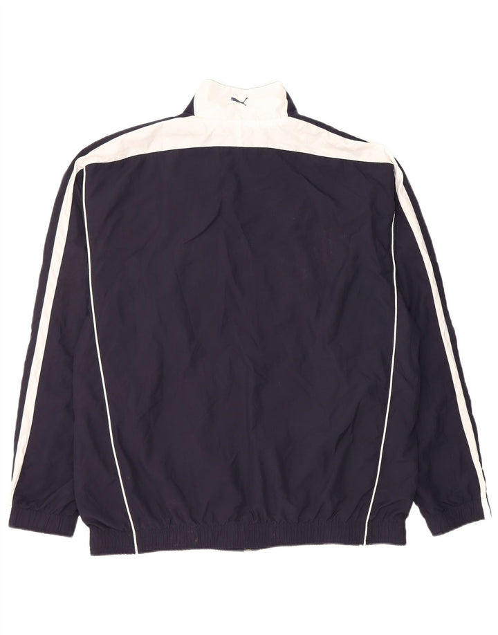 Jachetă de trening pentru bărbați Puma, mare, albastru, poliester color bloc