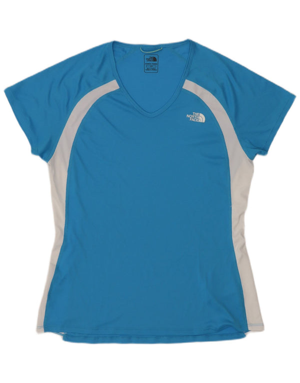 Tricou pentru femei The North Face Top UK 14 Large Blue Colorblock Poliester