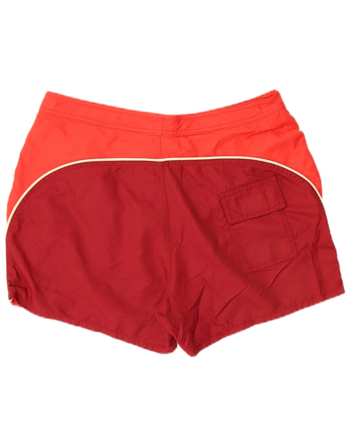Pantaloni scurți de înot Nike pentru bărbați, roșu mediu, nailon color bloc