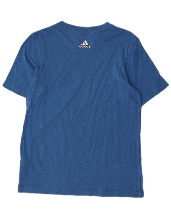 Tricou grafic ADIDAS pentru baieti Top 13-14 ani albastru