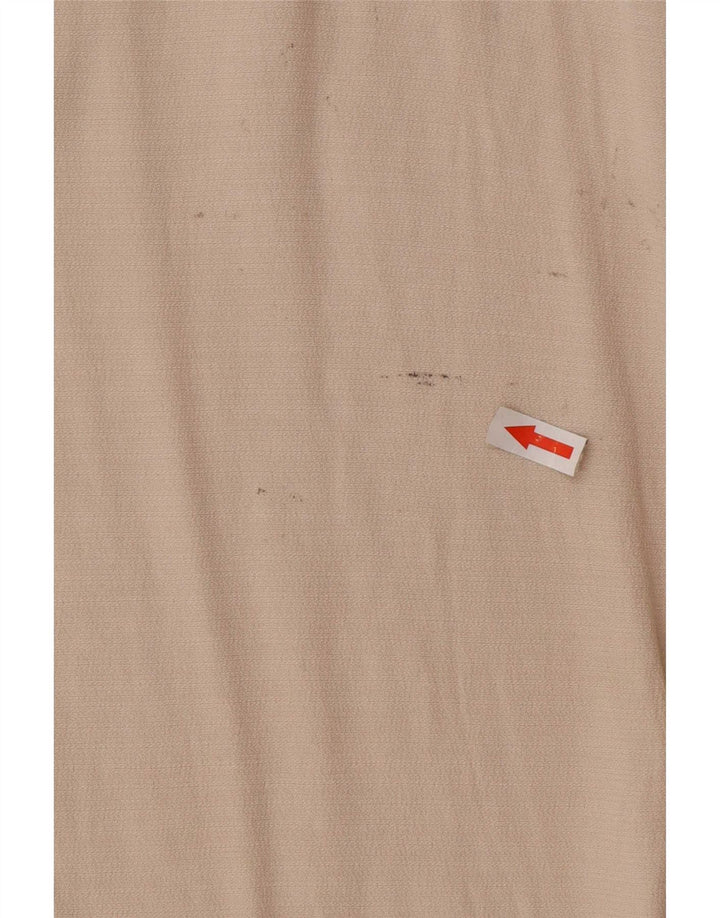 Top cu tunică supradimensionată pentru femei Zara UK 10 Small Beige Poliester