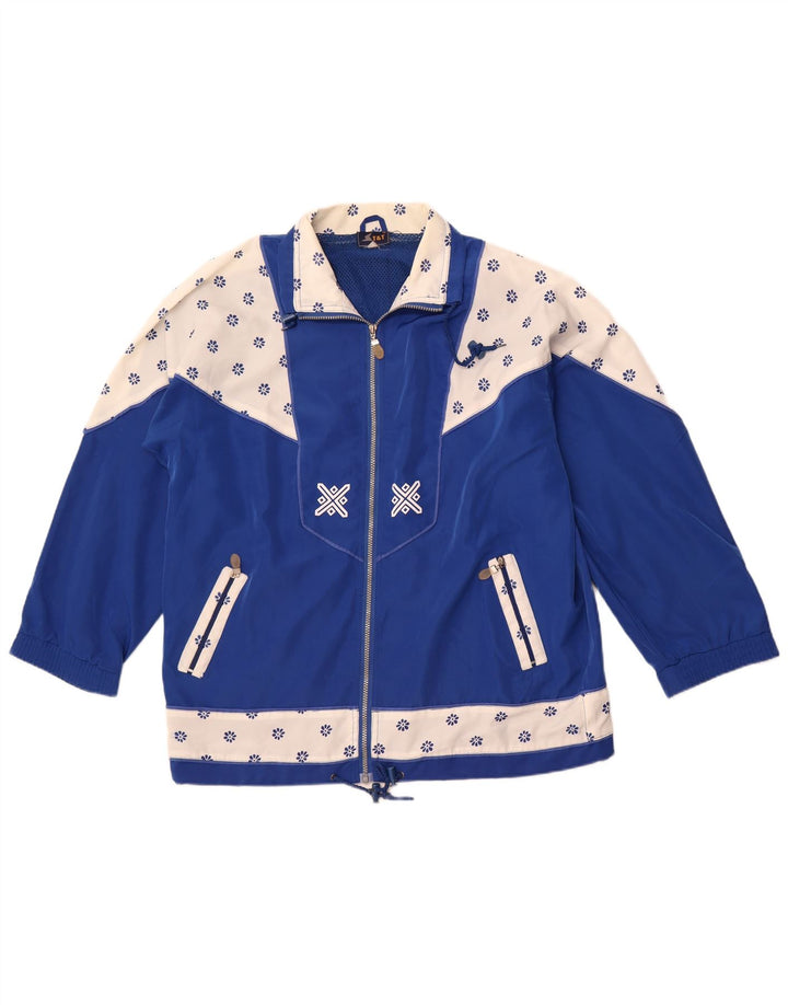 Jachetă de trening pentru femei VINTAGE, 2XL, albastru, retro