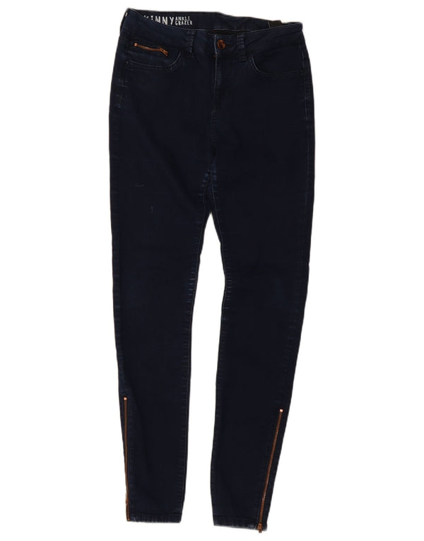 Blugi skinny pentru femei Marks & Spencer UK 10 mici W26 L28 bleumarin bumbac