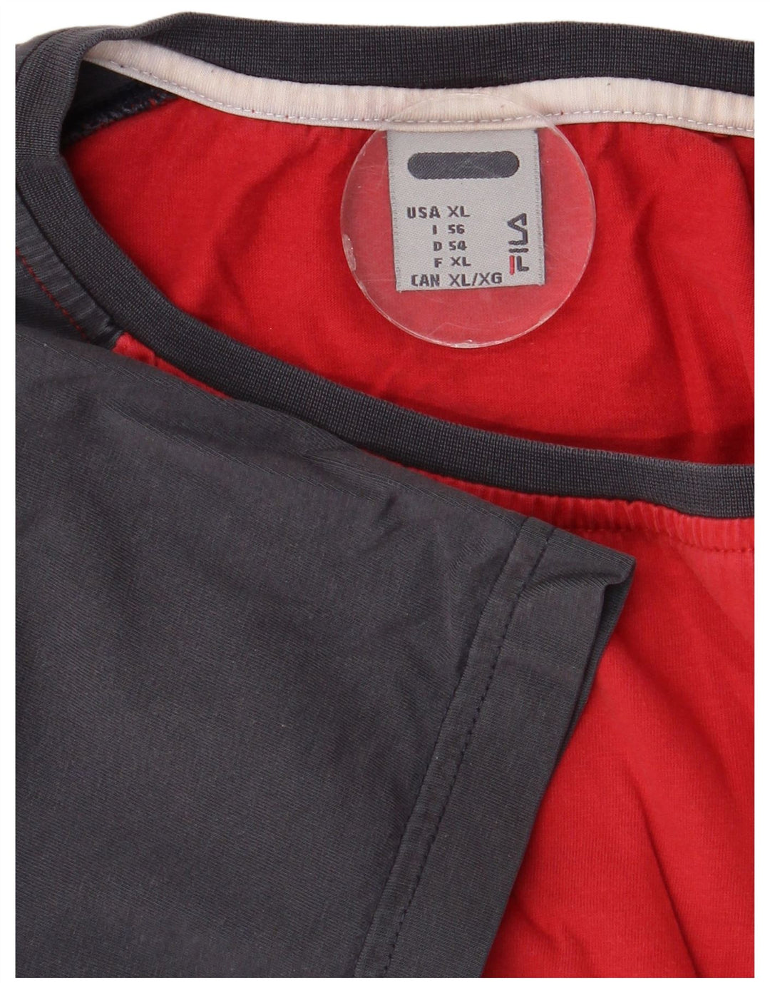 Tricou grafic pentru bărbați Fila Top XL Roșu Colorblock